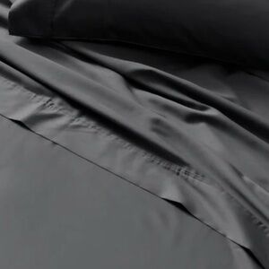 Eucalypso Gray Cooling Eucalyptus Queen Size Flat Sheet ONLY